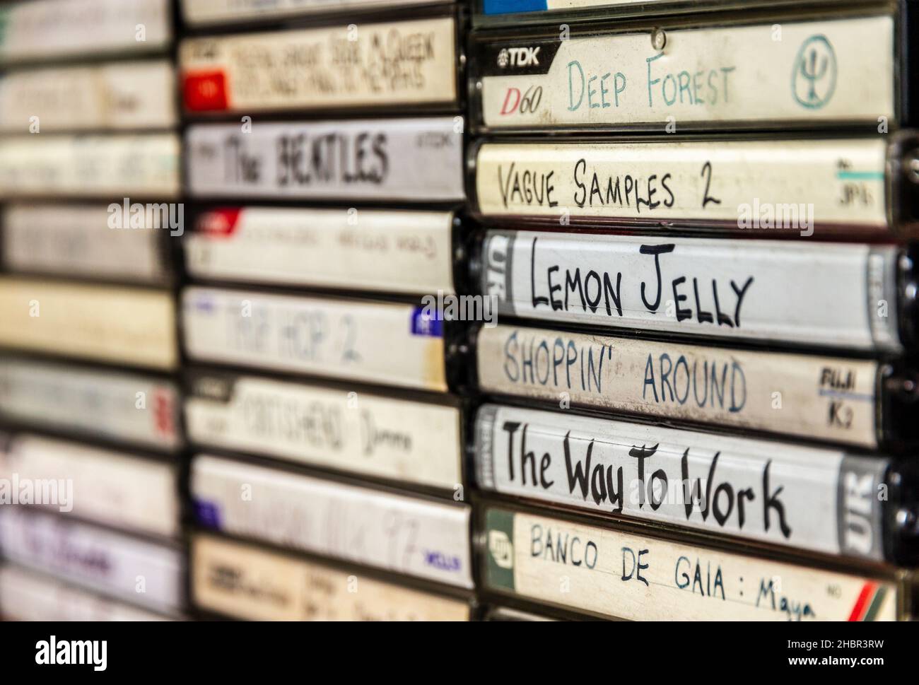 1990s mixtapes Stock Photo