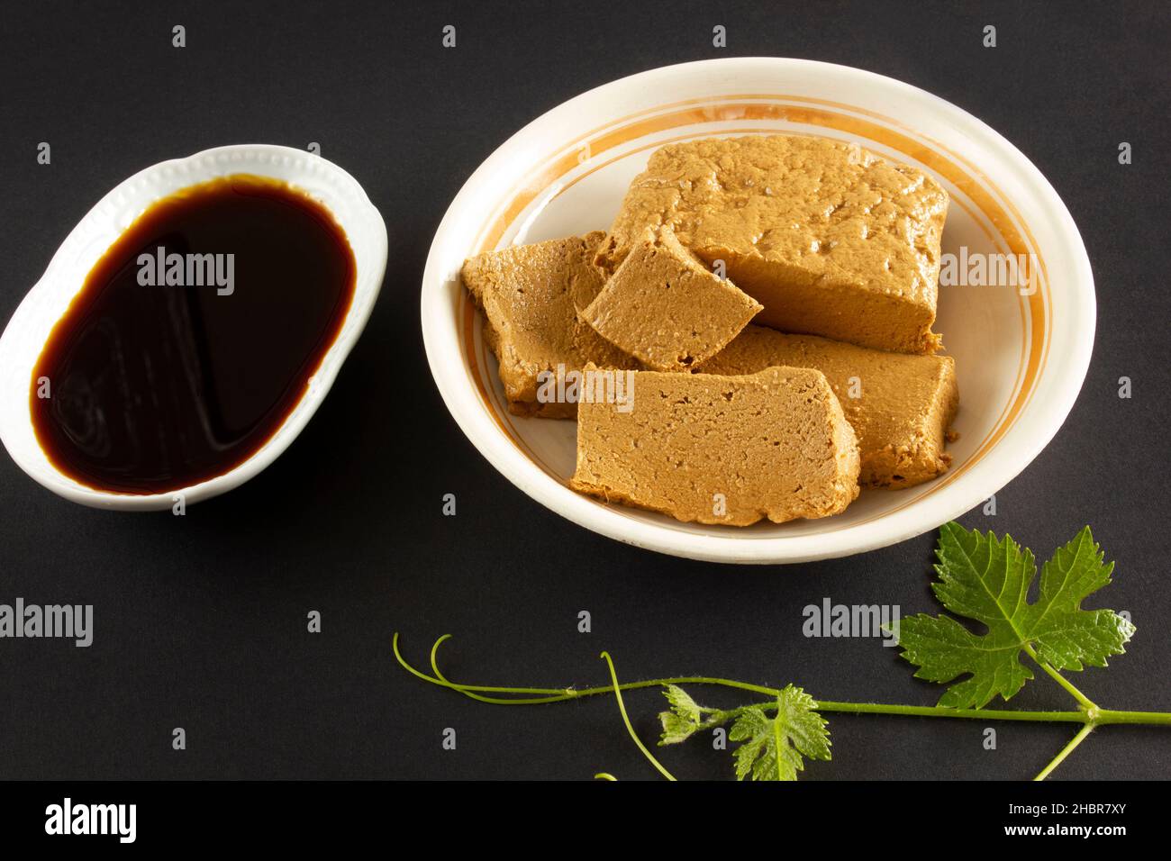 Halva made with grape molasses Stock Photo Alamy