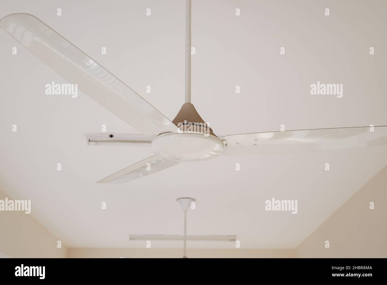 Rotation of ceiling fan close up Stock Photo Alamy
