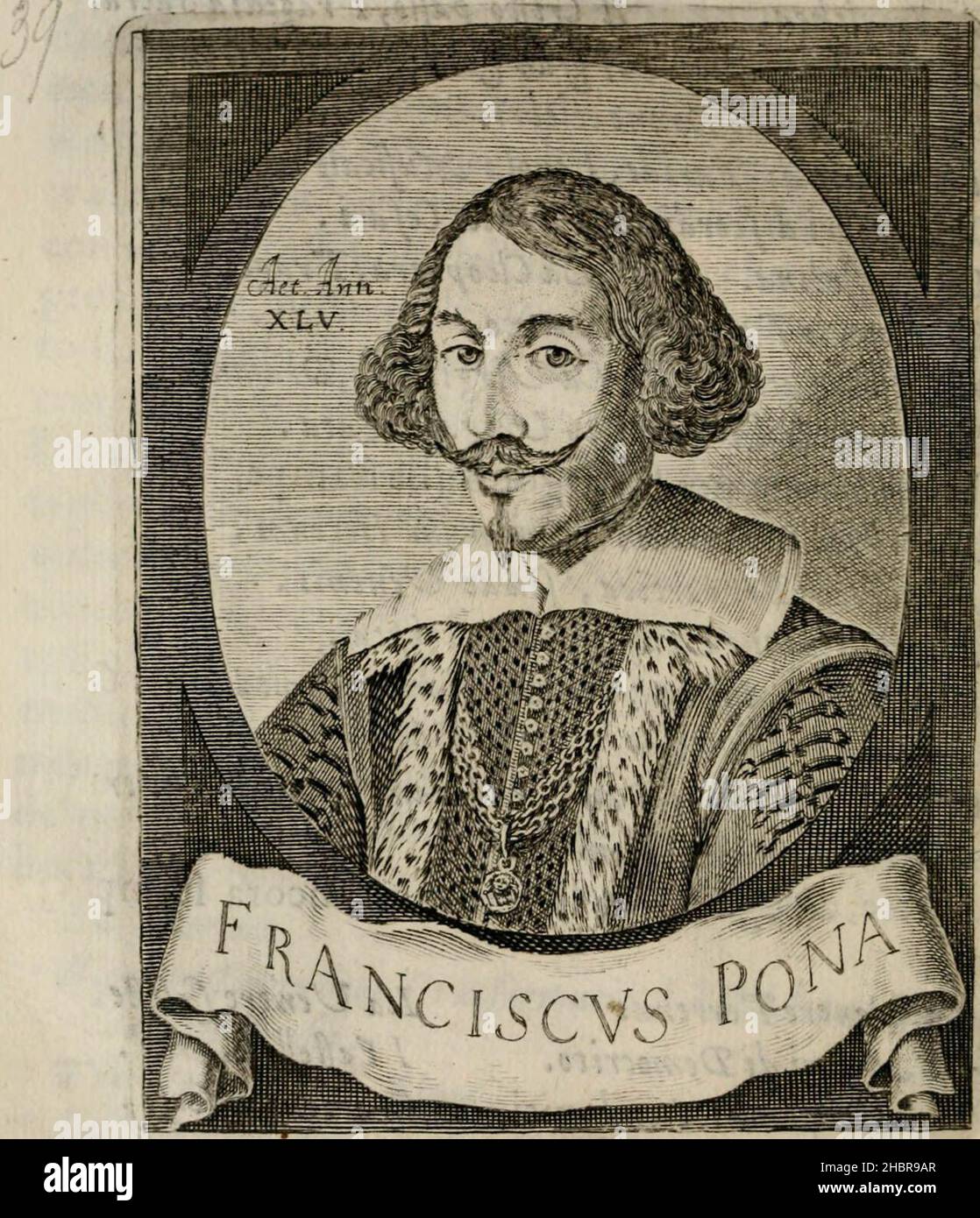 "Le glorie de gli incogniti : O vero gli hvomini illvstri della̓ccademia de ̓signori incogniti di venetia" (1647) Stock Photo