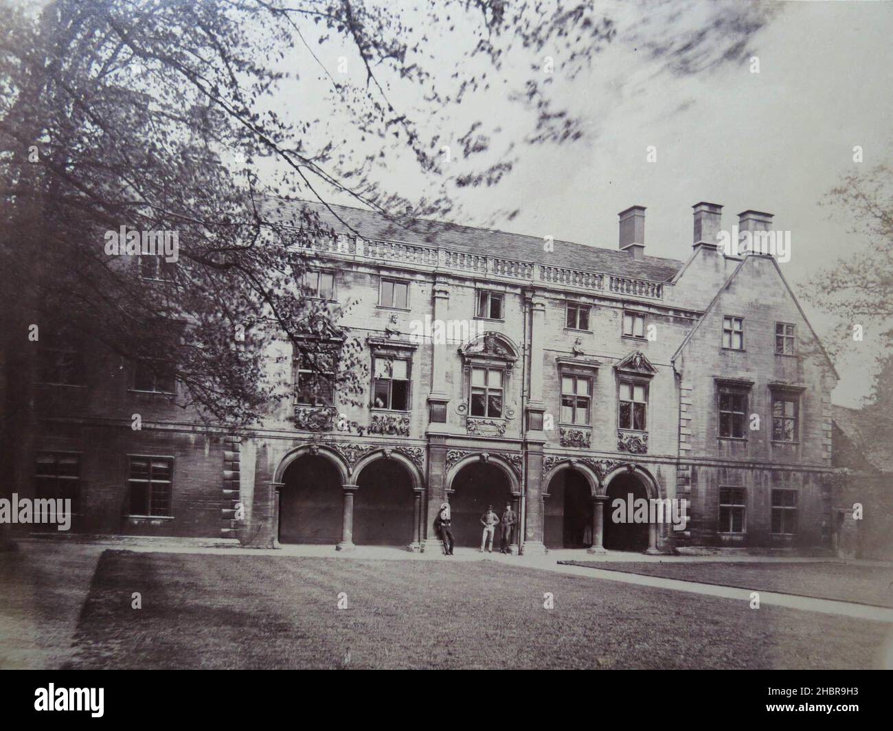 Pepys Building c 1870 Stock Photo