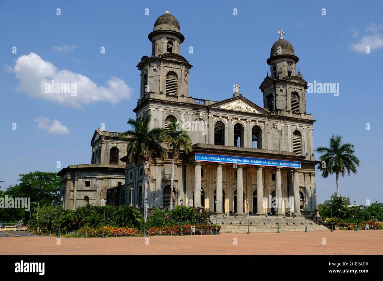 Nicaragua Managua - Santiago of Managua Cathedral - Catedral de Santiago Apostol Stock Photo