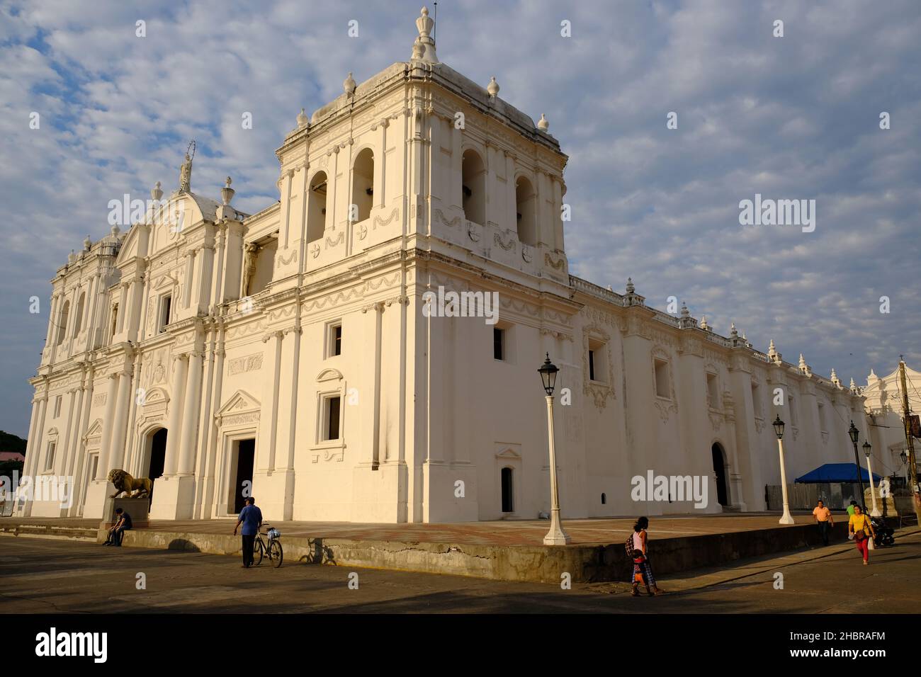 Nicaragua Leon - Cathedral-Basilica of the Assumption of the Blessed Virgin Mary Stock Photo