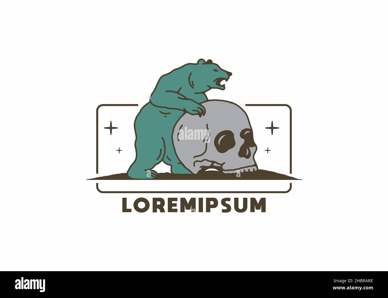 Halloween bear design Stock Vector Images - Alamy