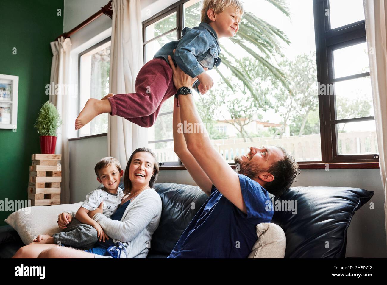 We're all in high spirits today Stock Photo