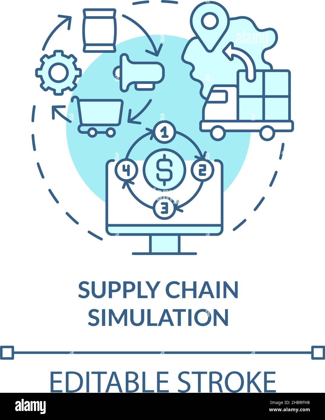 Tech supply chain Stock Vector Images - Alamy