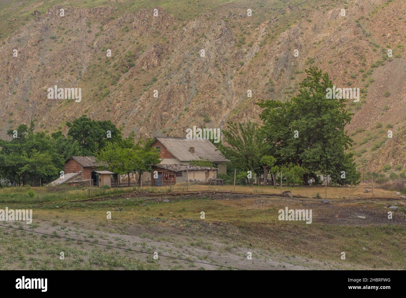 Village house in GornoBadakhshan Autonomous Region Pamirs in