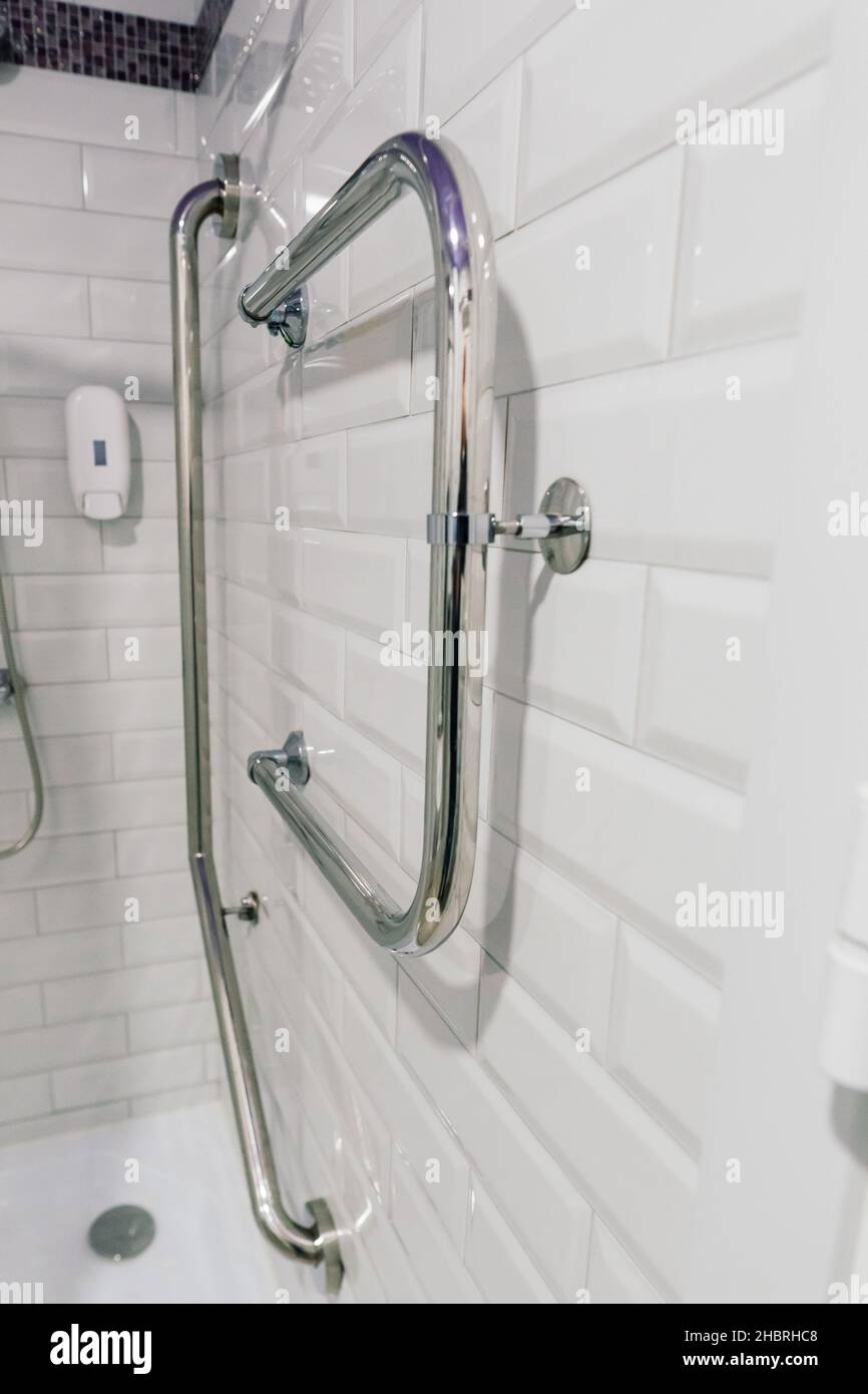 Toilet and Washroom in a modern hospital, bathroom Stock Photo Alamy