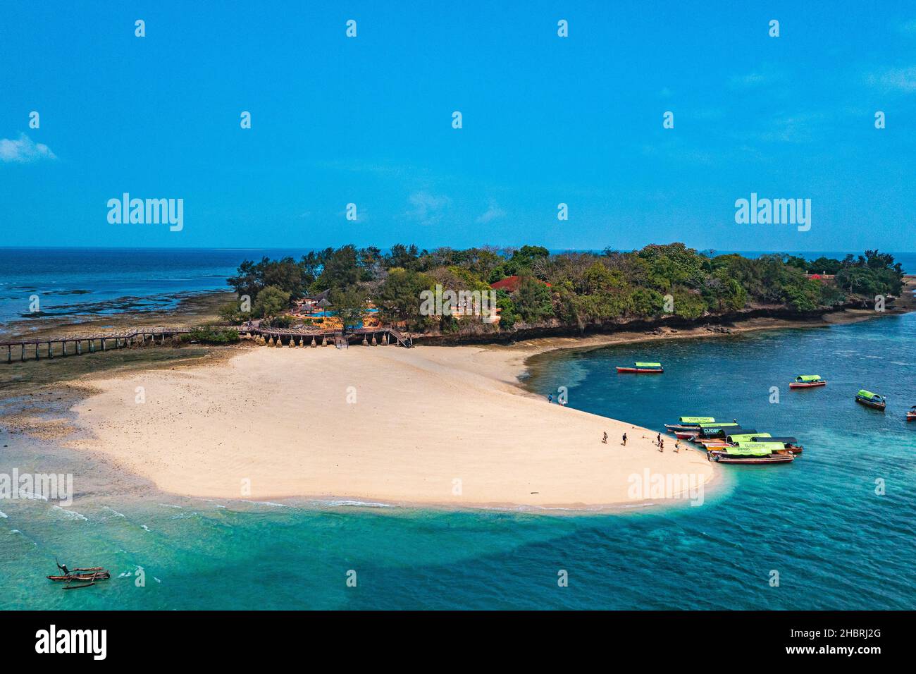 Prison island in Zanzibar, Tanzania Stock Photo