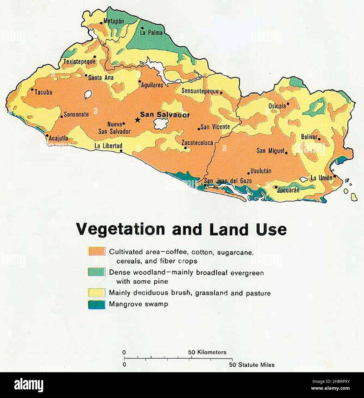 Maps of el salvador hires stock photography and images Alamy