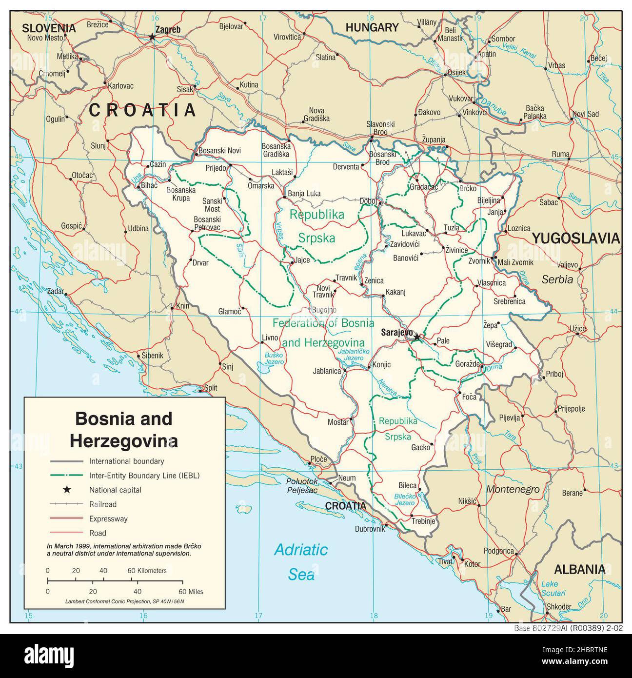 2002 Bosnia Map Hi-res Stock Photography And Images - Alamy