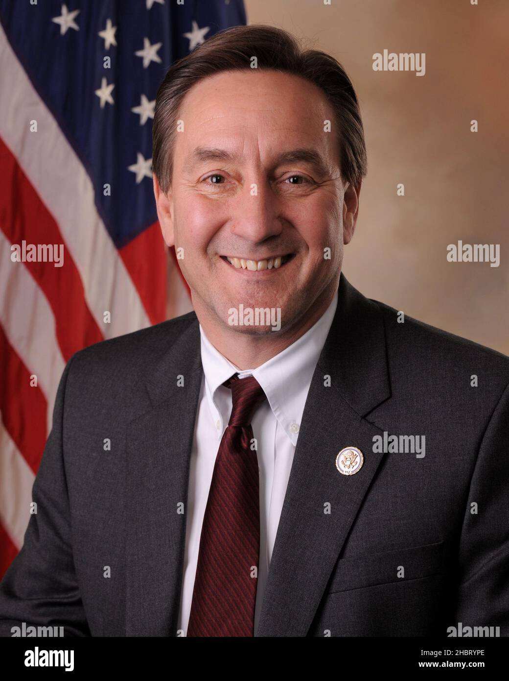 Official portrait of Rep. Rick Berg ca.  25 January 2011 Stock Photo