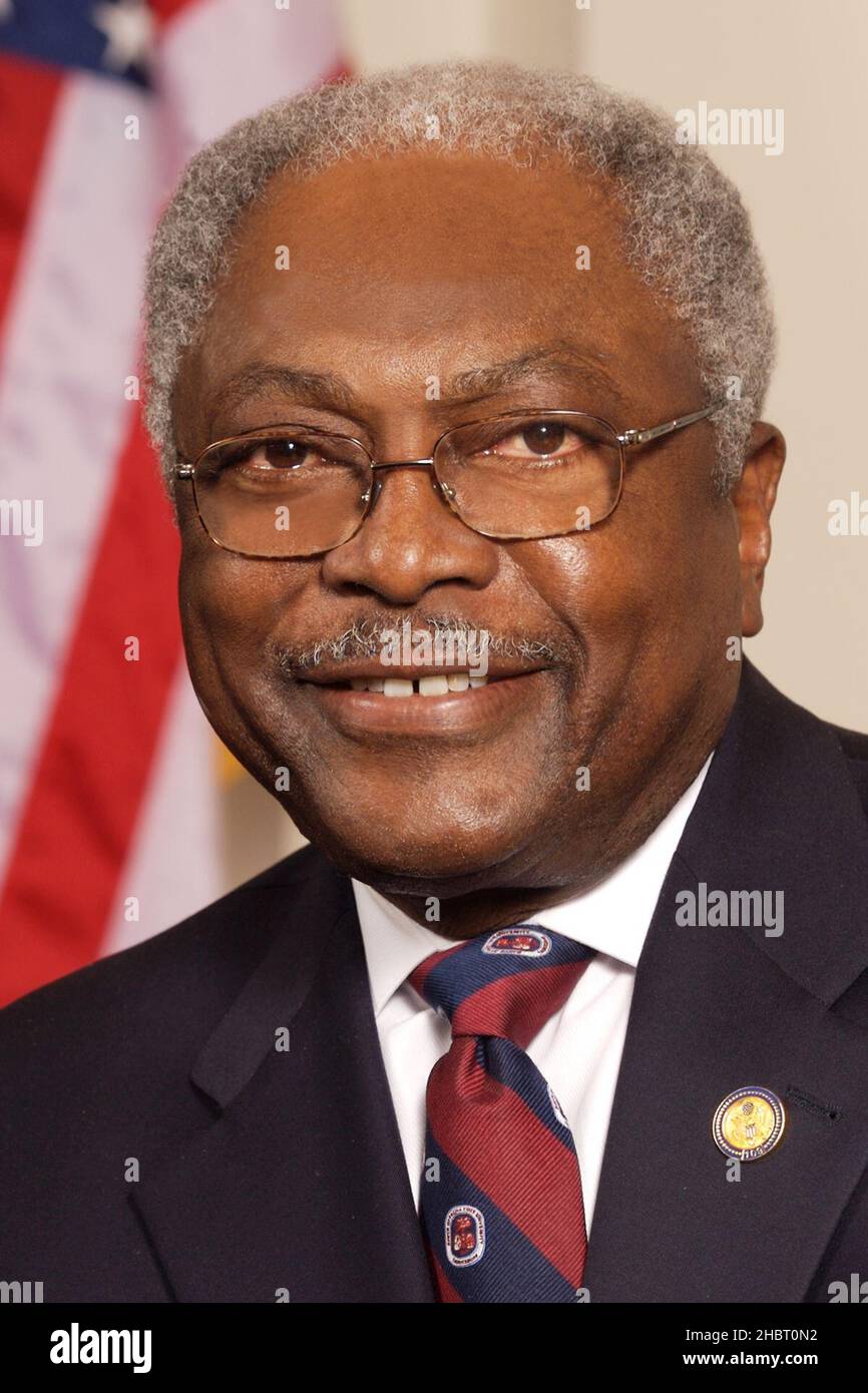 James Clyburn, member of the United States House of Representatives and Majority Whip ca.  12 January 2007 Stock Photo