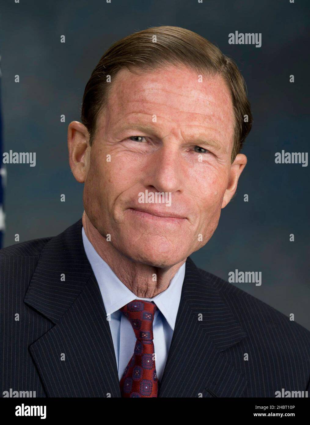 Official portrait of U.S. Senator Richard Blumenthal ca.  26 January 2011 Stock Photo