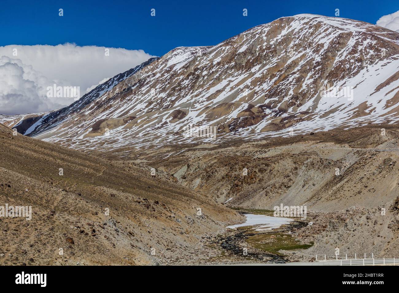 Pamir mountains in Gorno-Badakhshan Autonomous Region, Tajikistan Stock Photo