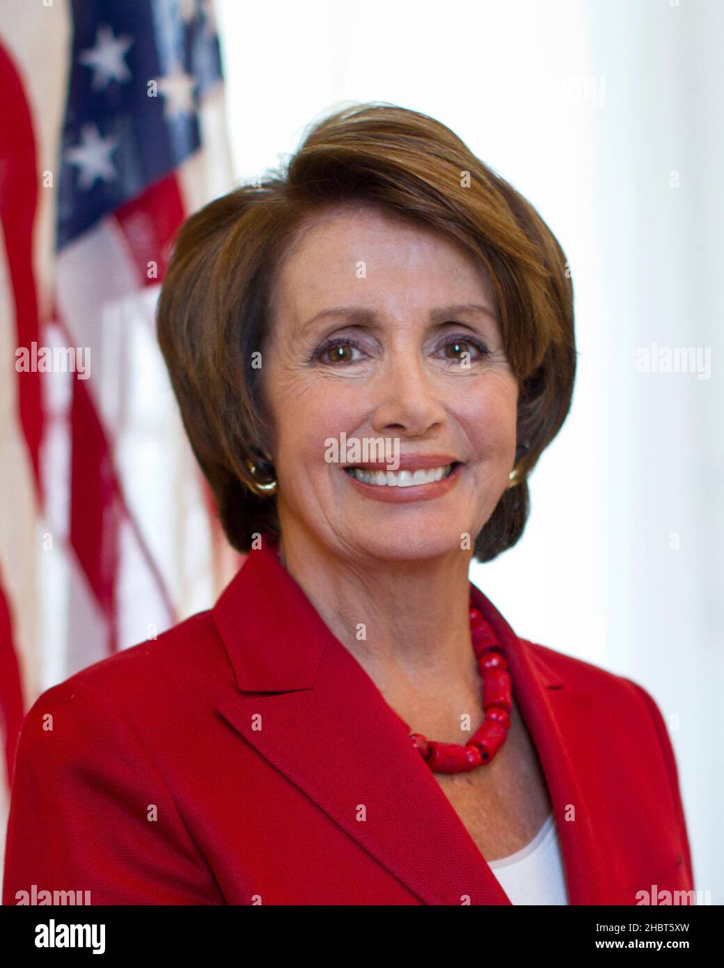 Official portrait of U.S. Representative and Speaker of the House Nancy Pelosi ca.  6 January 2012 Stock Photo