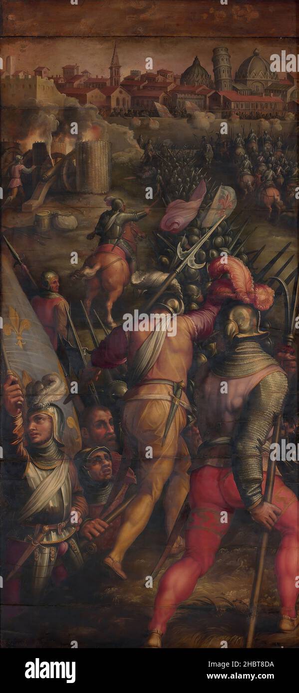 Giorgio Vasari - Battle of Barbagianni, nearby Pisa Stock Photo