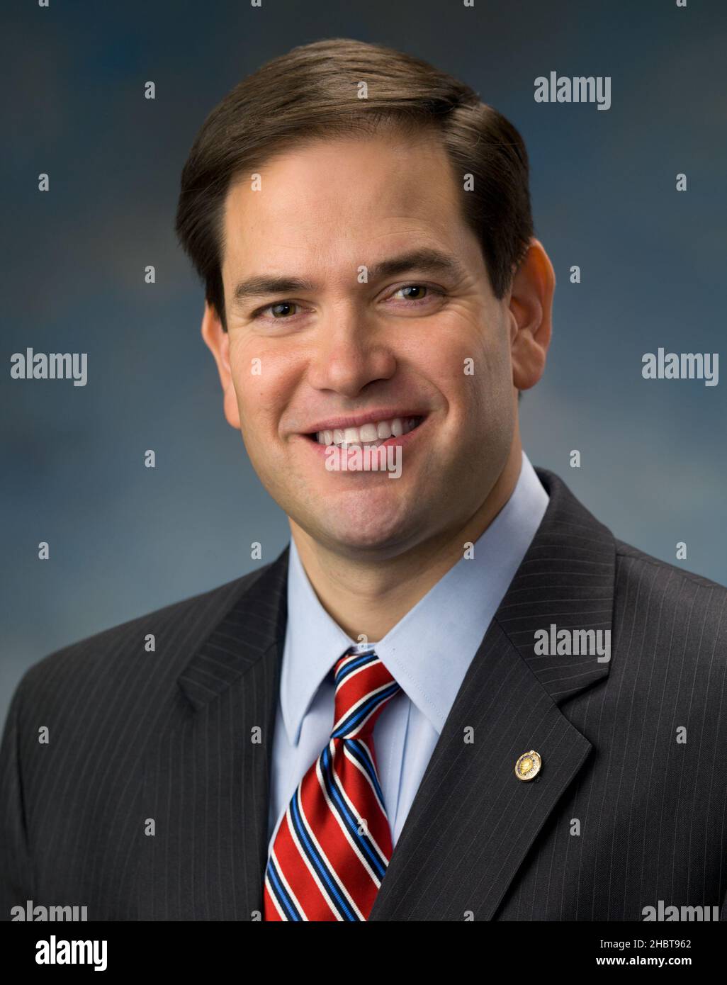 Official portrait of US Senator Marco Rubio of Florida ca.  28 January 2011 Stock Photo