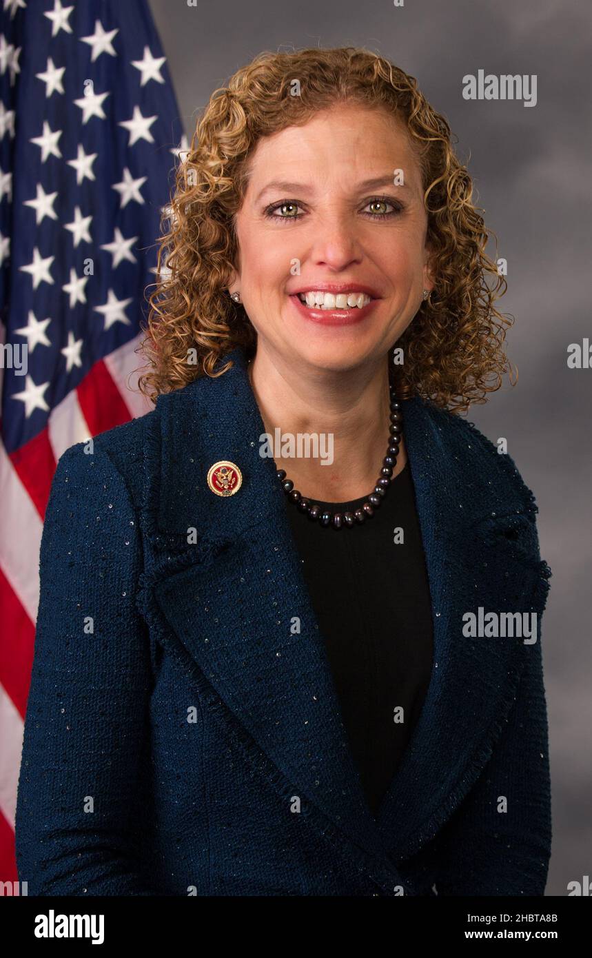Debbie Wasserman Schultz, Congresswoman from Florida's 20th congressional district ca.  23 October 2013 Stock Photo