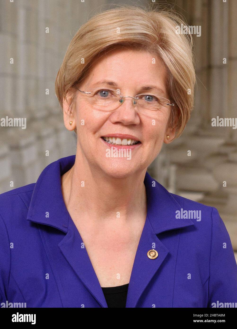 Senator Elizabeth Warren--2016 Official Portrait ca.  28 April 2016 Stock Photo