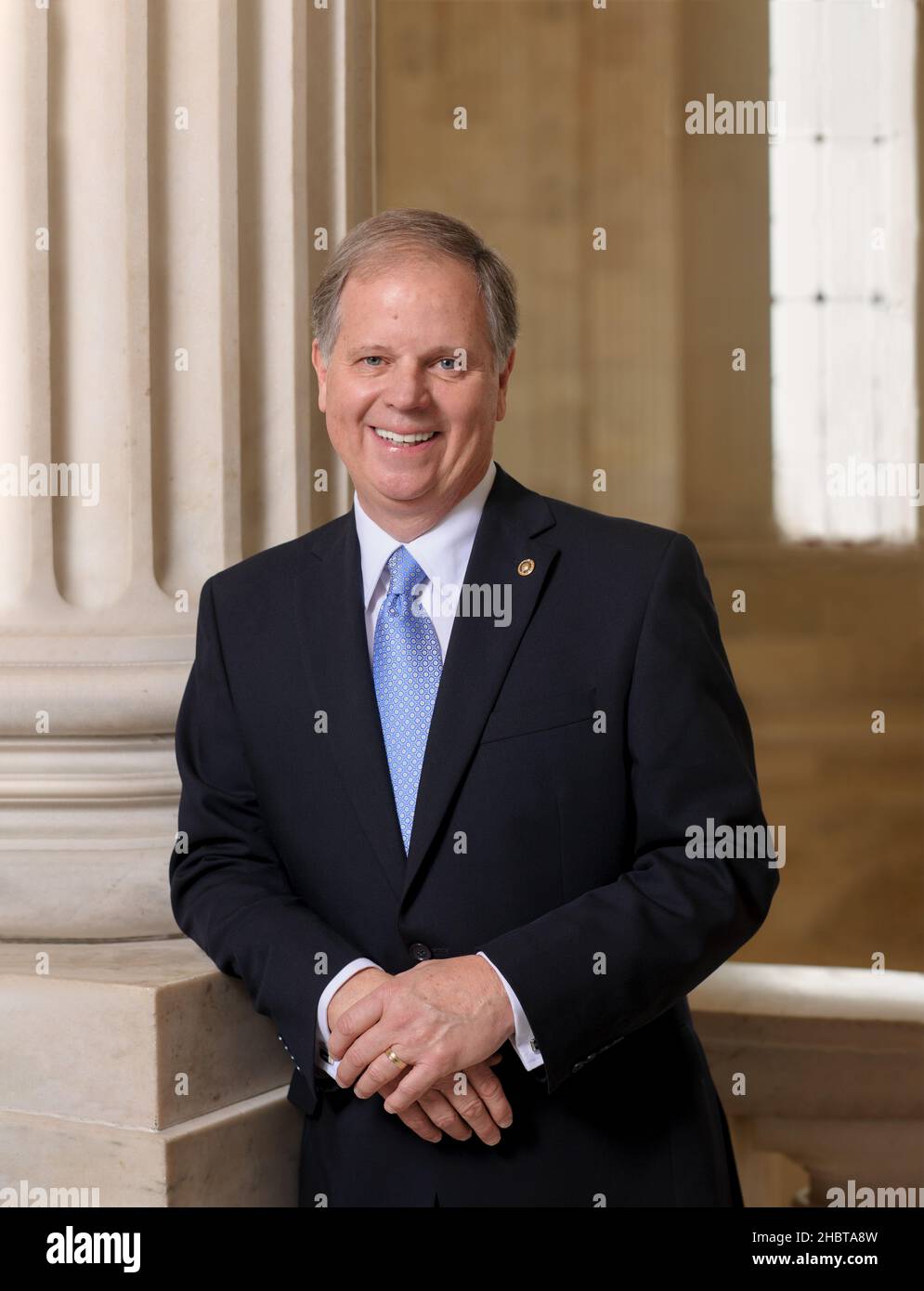 Official photo of Senator Doug Jones (D-AL) ca.  11 January 2018 Stock Photo