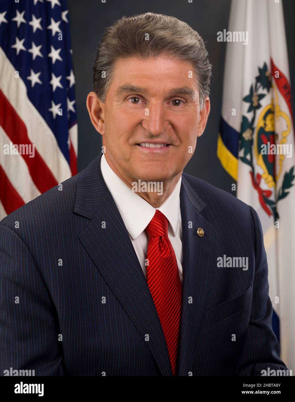 Official portrait of Senator Joe Manchin of West Virginia ca. 18