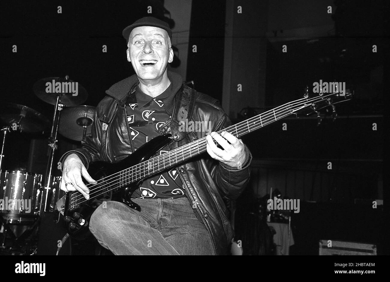 Dave Pegg bass guitarist of British Progressive rock band Jethro Tull ...