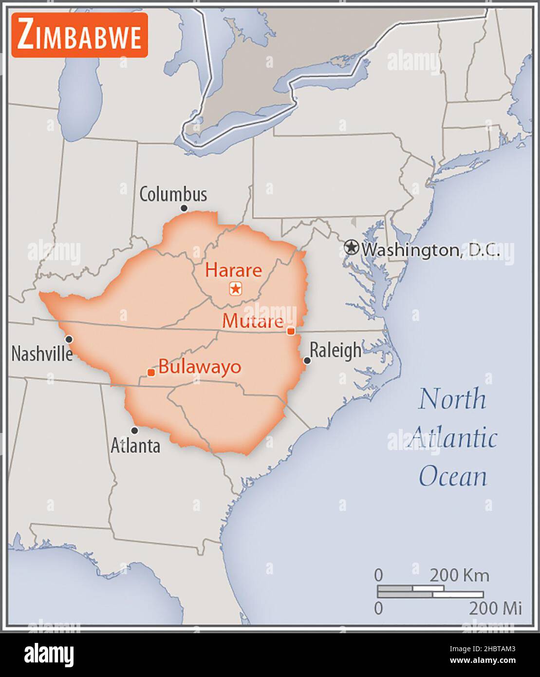 Map of zimbabwe hires stock photography and images Alamy