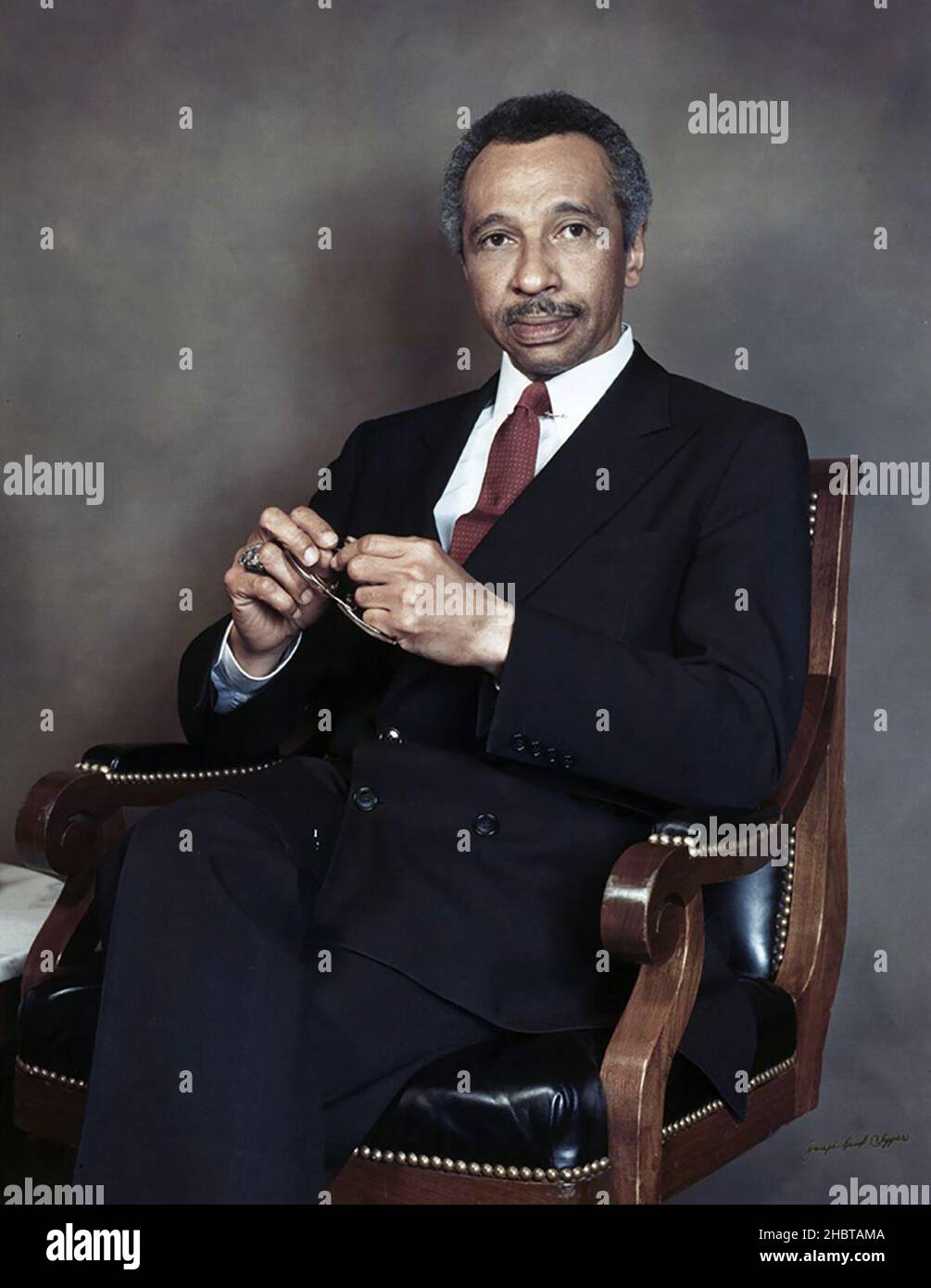 Parren Mitchell, member of the United States House of Representatives Stock Photo