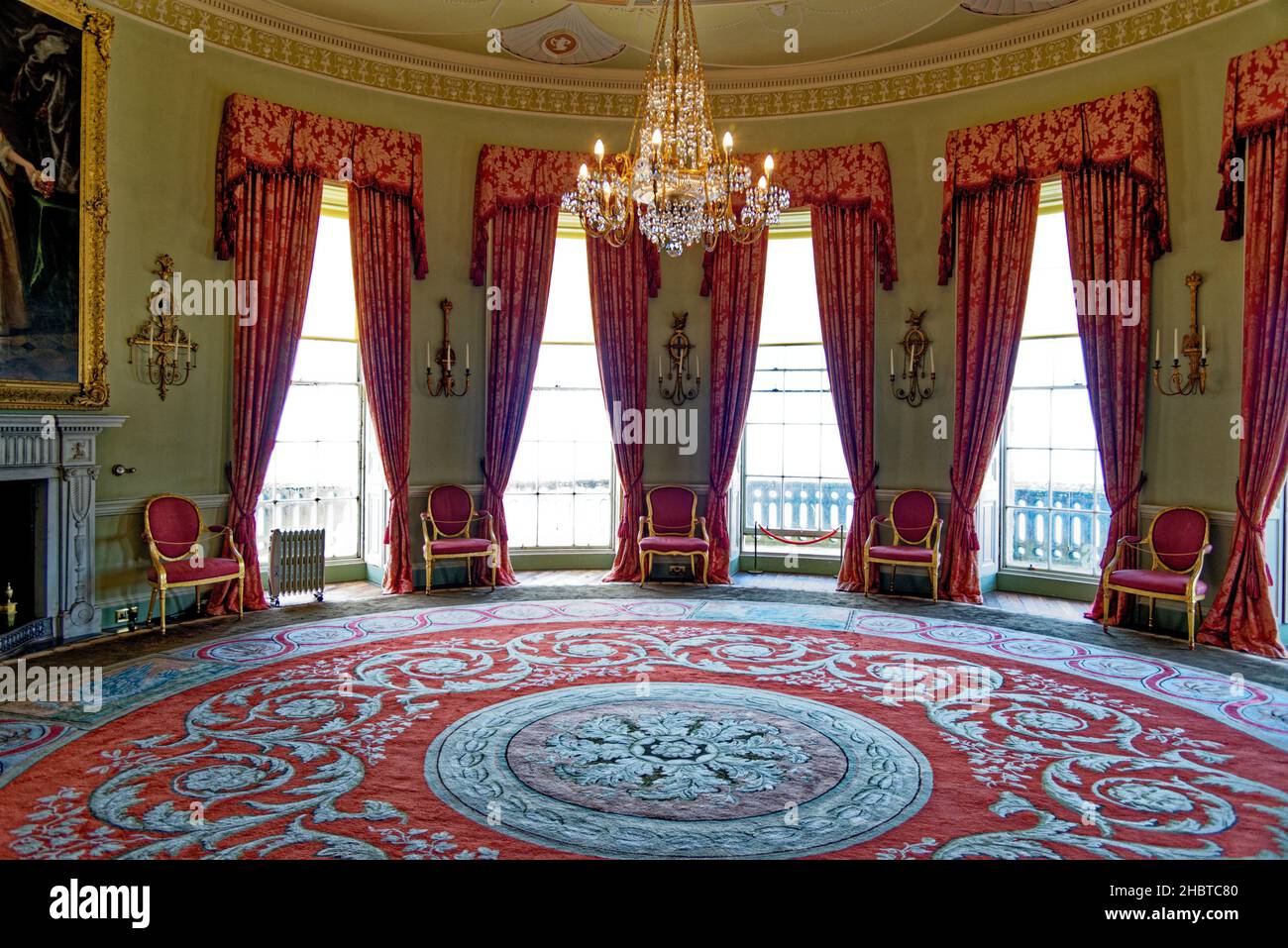 Ball room inside Culzean Castle Maybole, Carrick on the Ayrshire