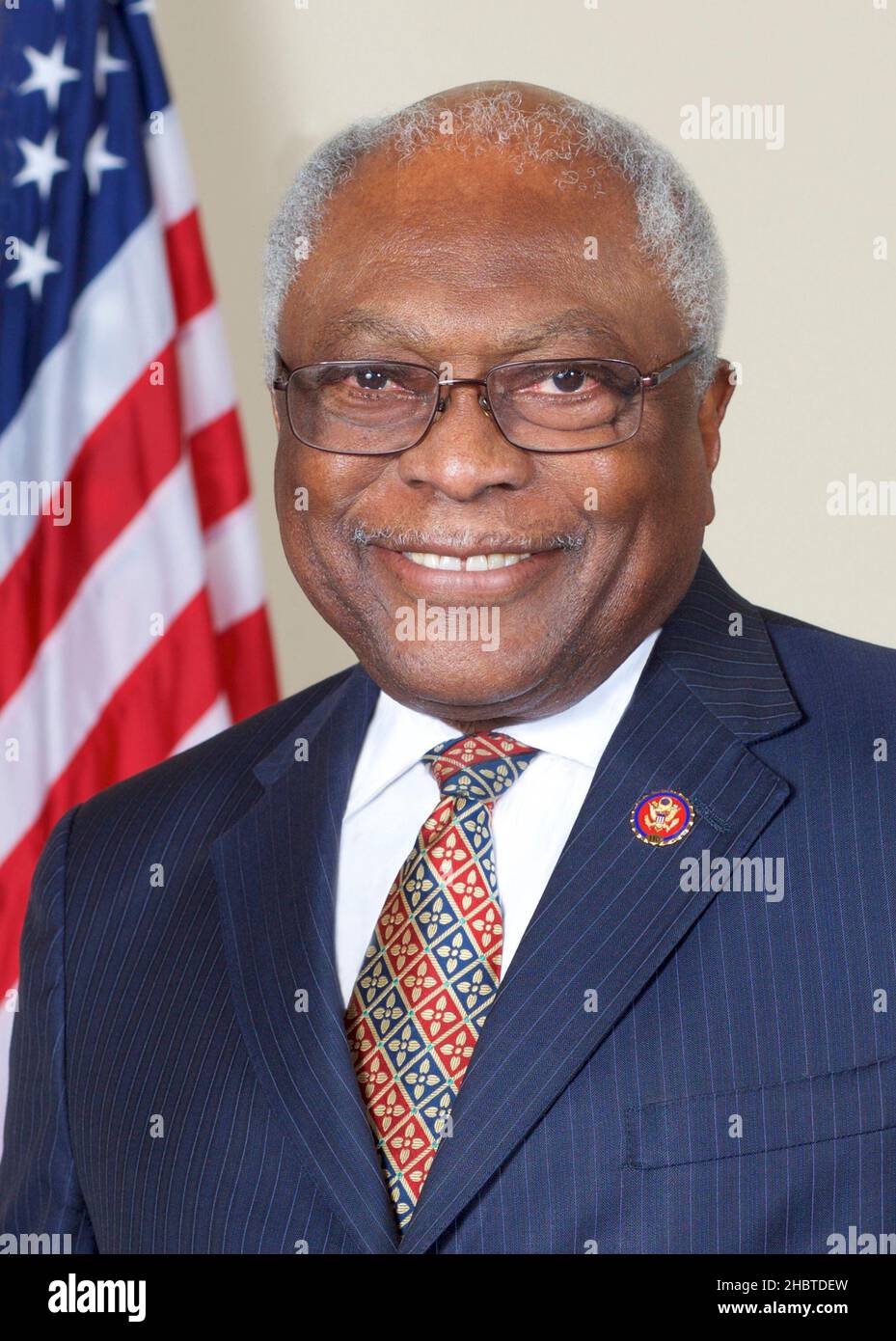 Official portrait of U.S. Rep Jim Clyburn ca.  11 March 2019 Stock Photo