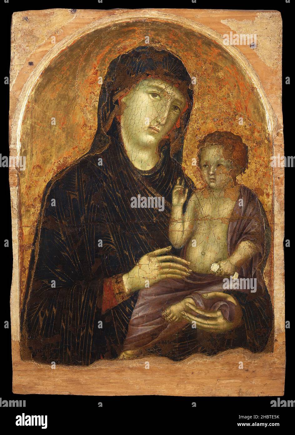 Duccio di Buoninsegna - Madonna with Child Stock Photo - Alamy