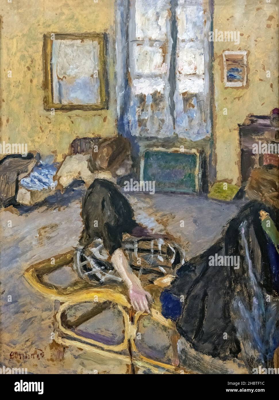 Intérieur - 1905 - oil on canvas 63 x 48,3 cm - Bonnard Pierre Stock Photo