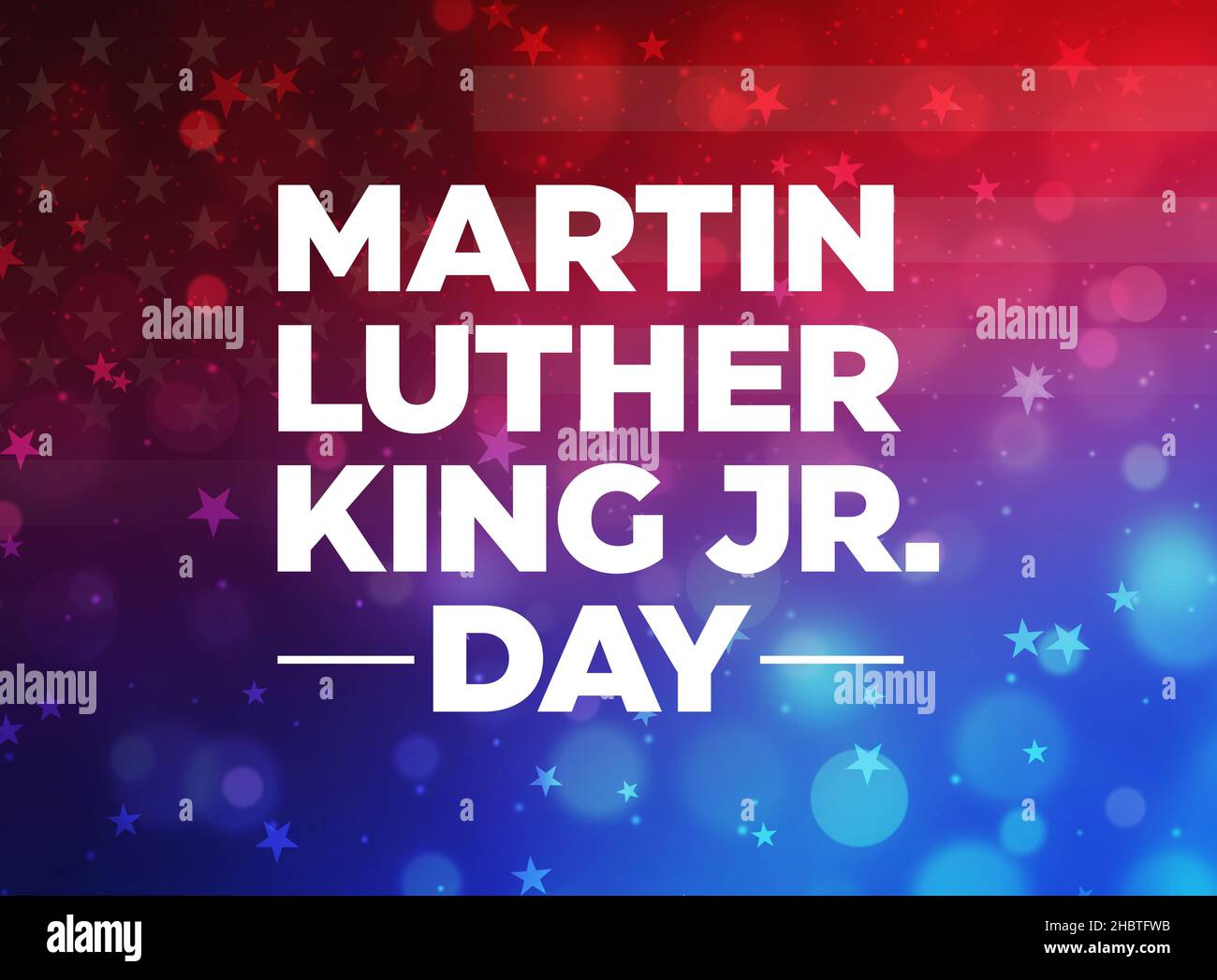 Martin Luther King Jr. Day Abstract Patriotic Background. United States ...