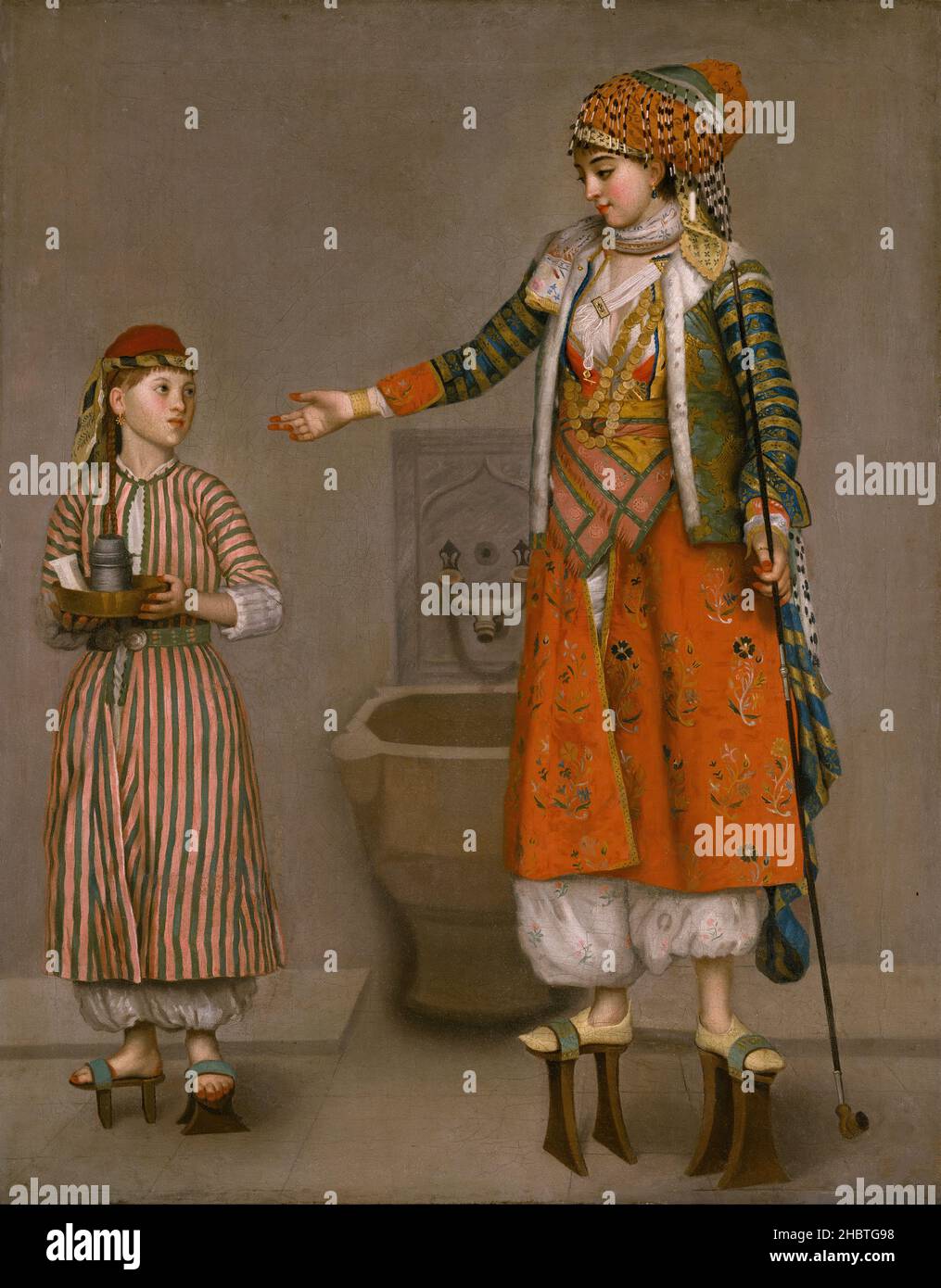 Eine Frau Im Turkischen Kleid Jean Etienne Liotard main image 0