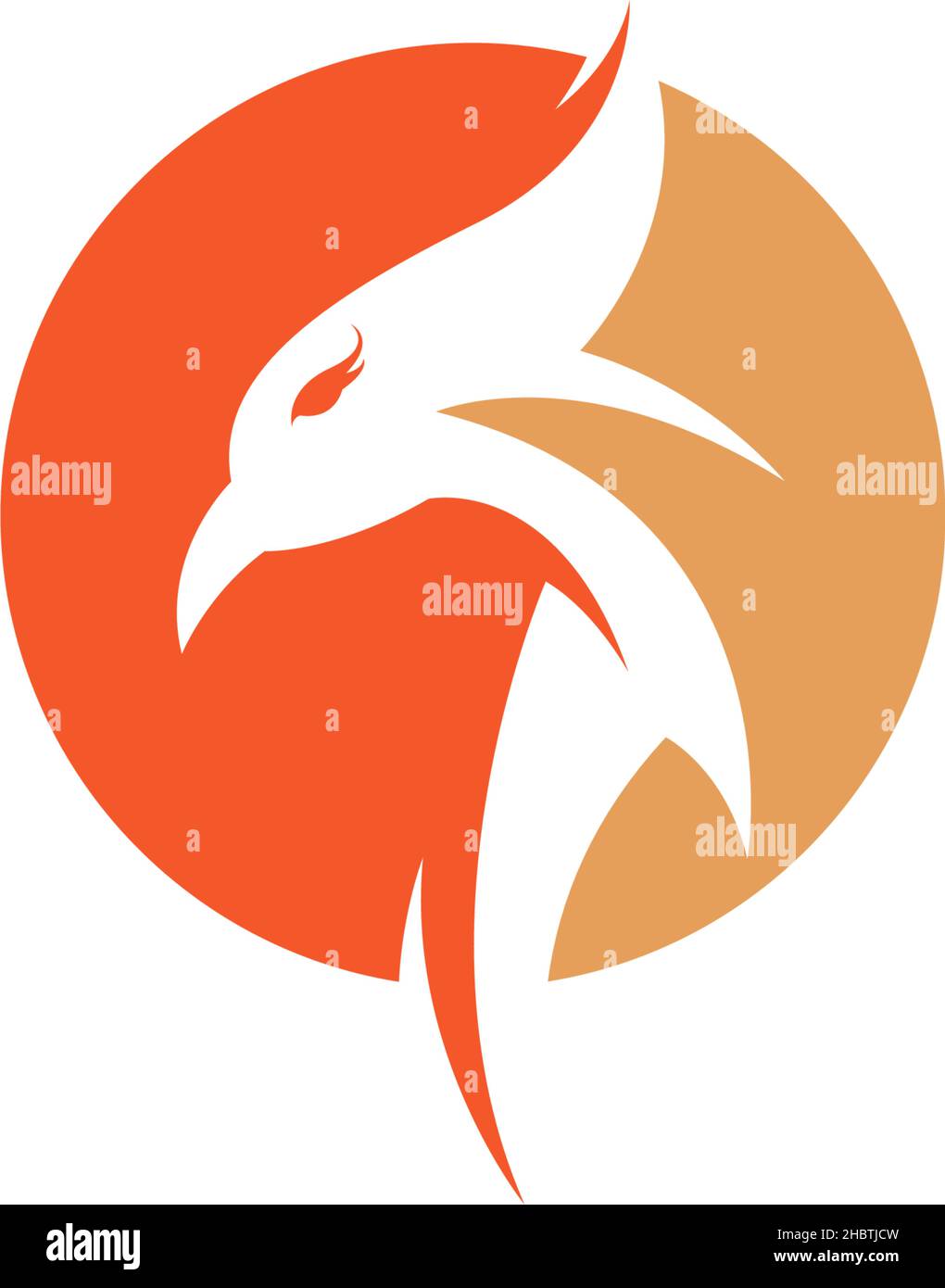 Phoenix logo icon design template vector illustration Stock Vector ...