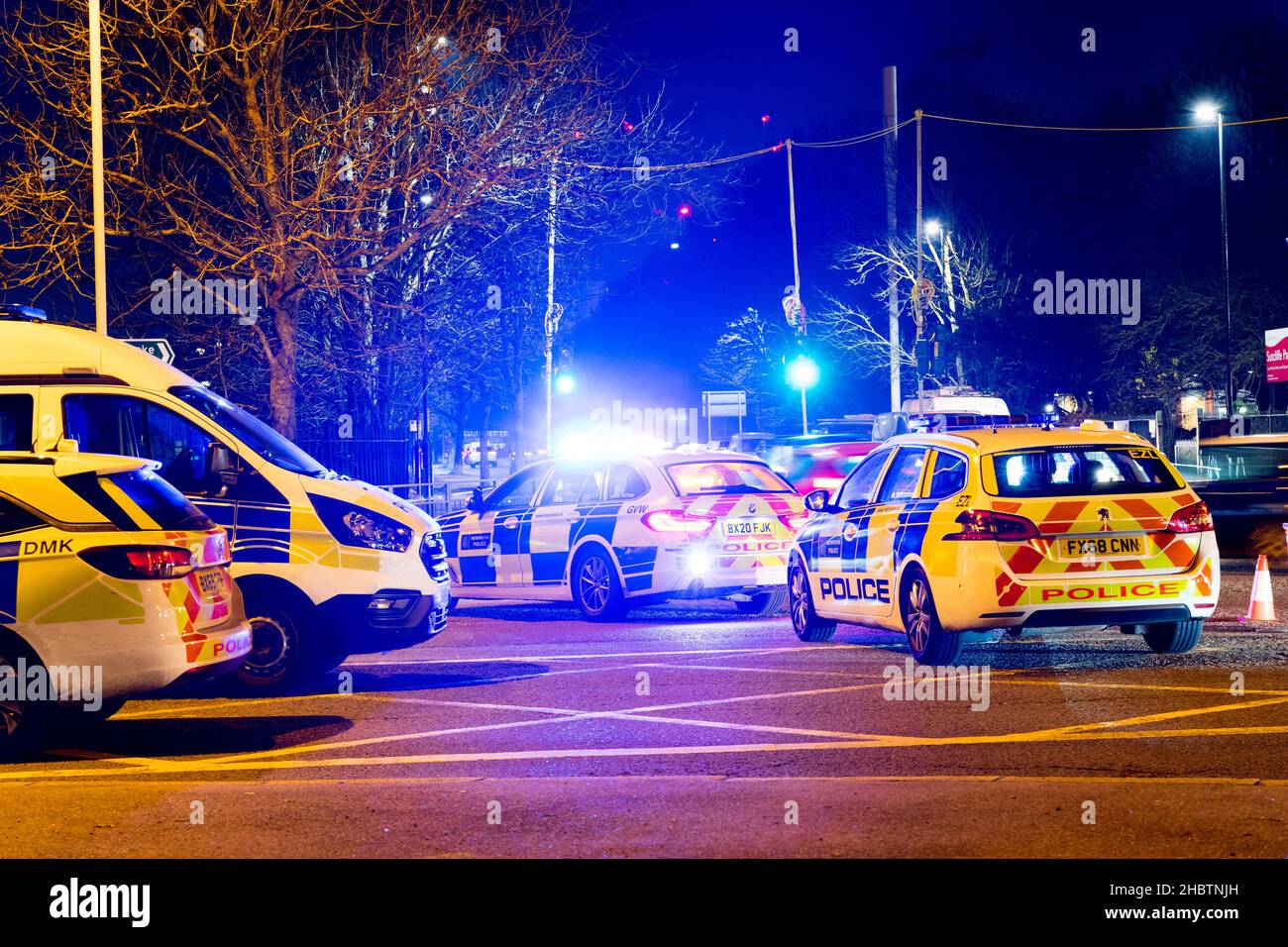 Intersection between eltham road and kidbrooke park road hires stock