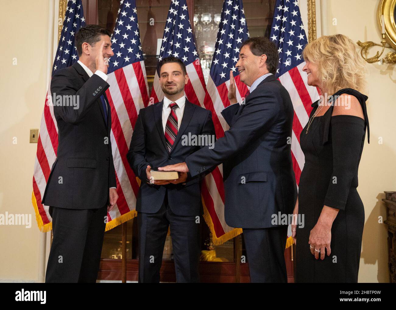 US Congressman Troy Balderson (ROhio) is sworn into office by House