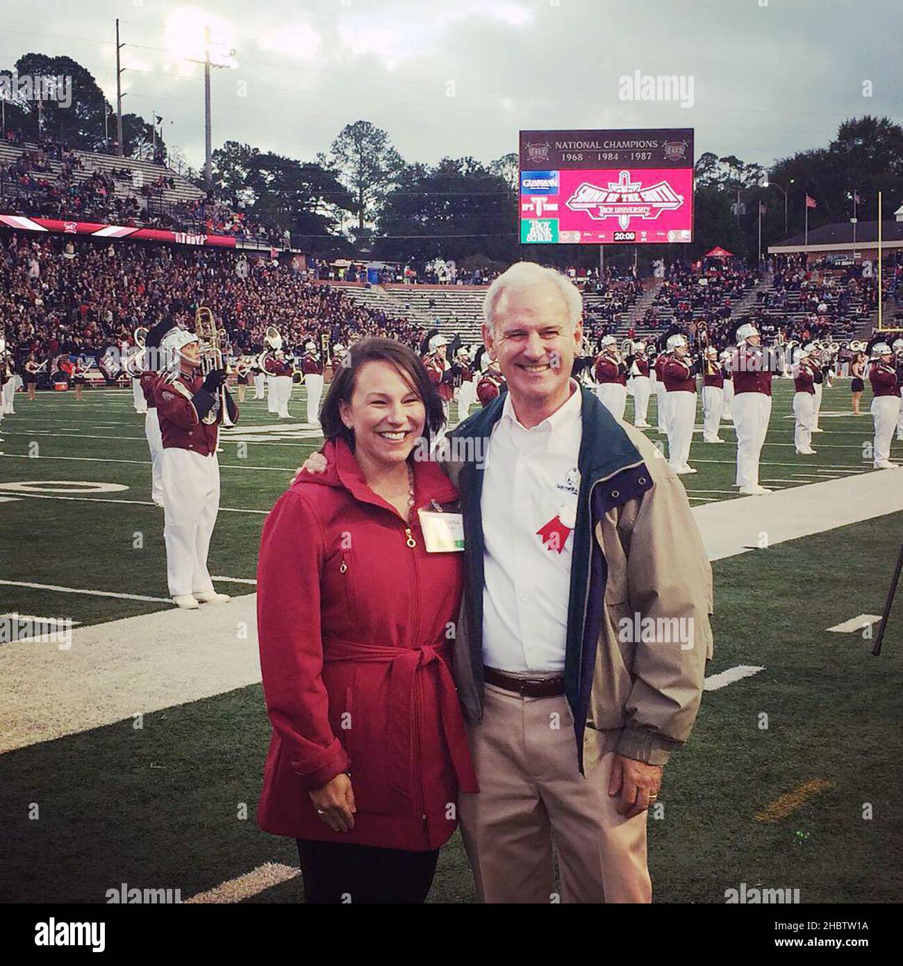 Congresswoman Martha Roby and Congressman Bradley Byrne at the South Alabama-Troy game ca.  3 October 2015 Stock Photo