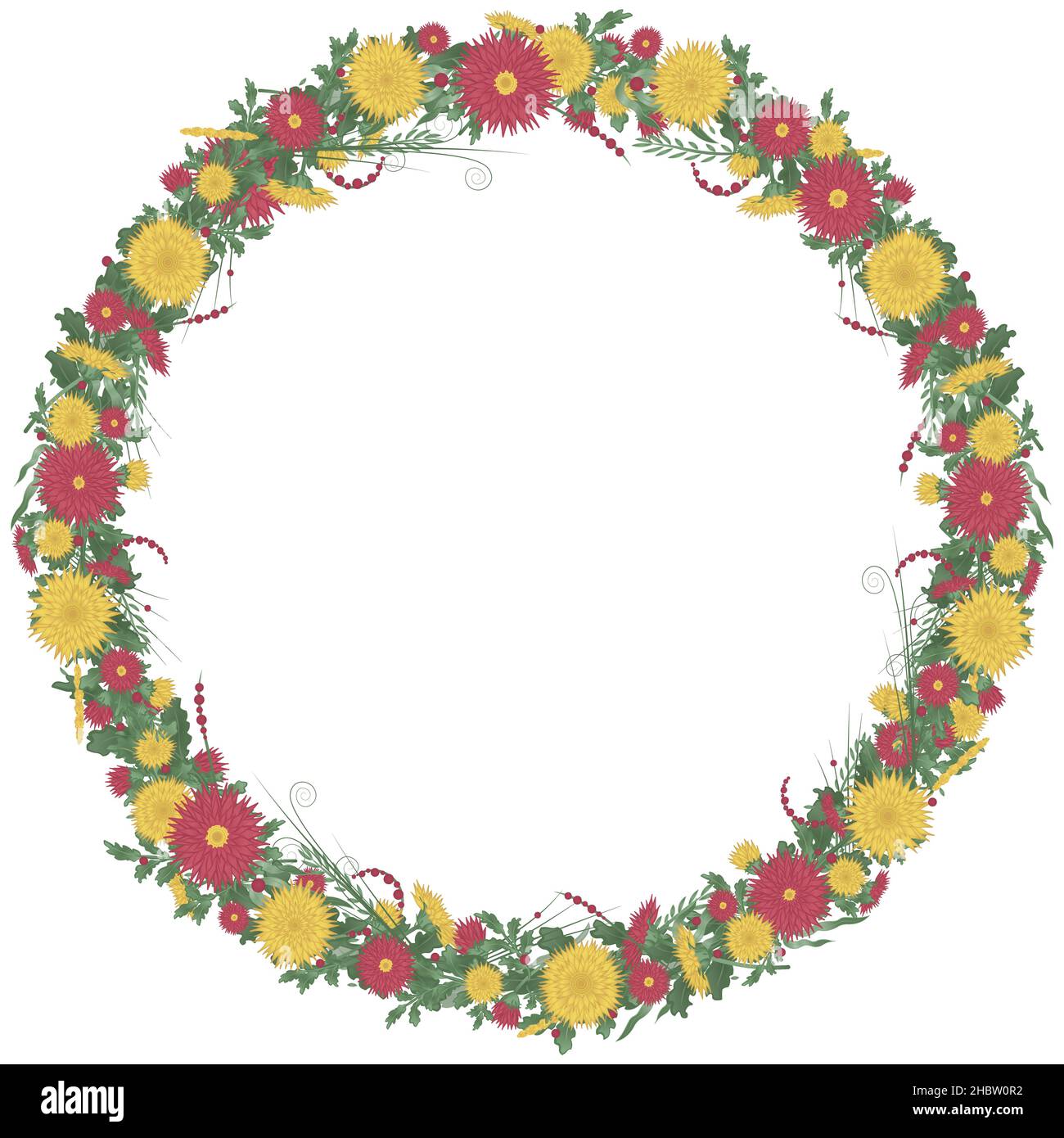Circular wreath frame deals