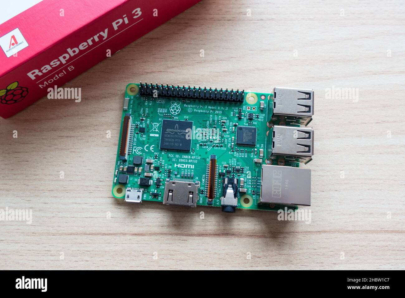 Raspberry Pi the small single board affordable computer Stock Photo - Alamy