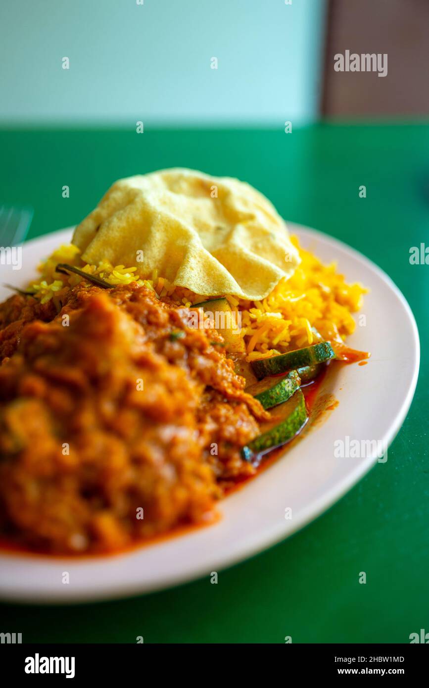 Indian curry restaurant, Little India, Singapore Stock Photo Alamy