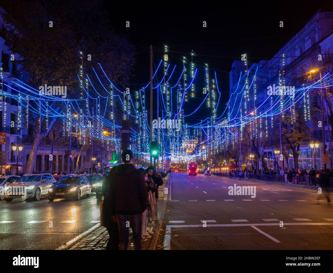 Christmas lights in madrid 2025