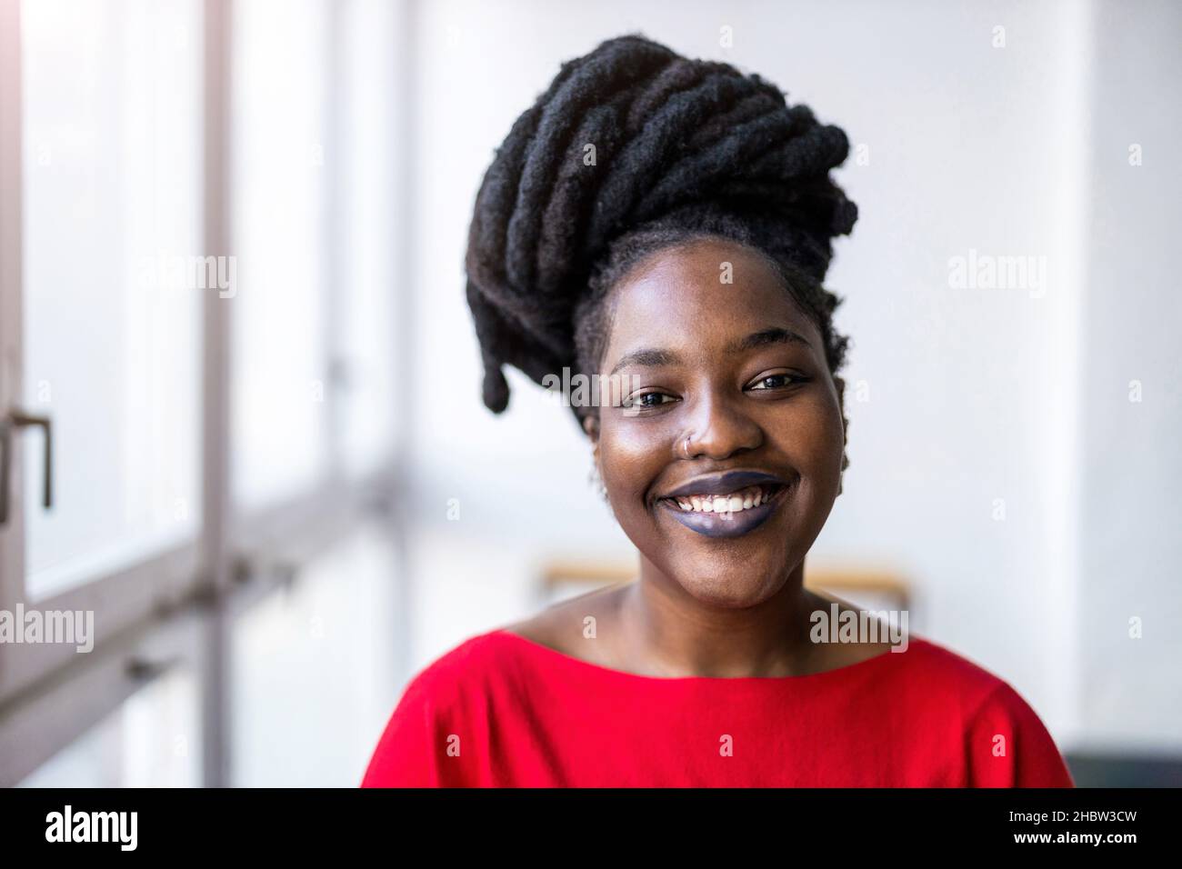 Young black woman business hi-res stock photography and images - Alamy