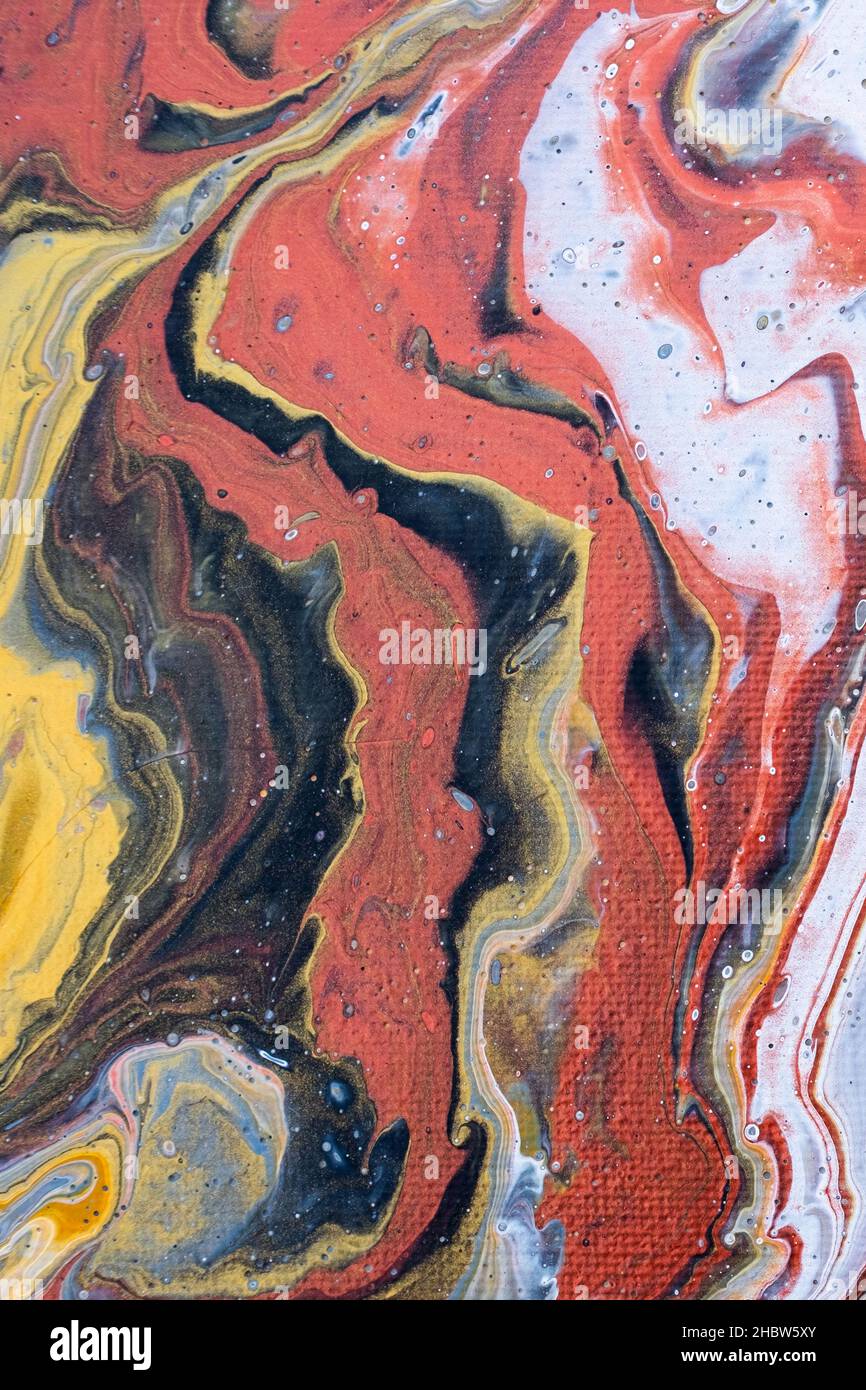 Fluid art painting. Abstract decorative marble texture Stock Photo - Alamy