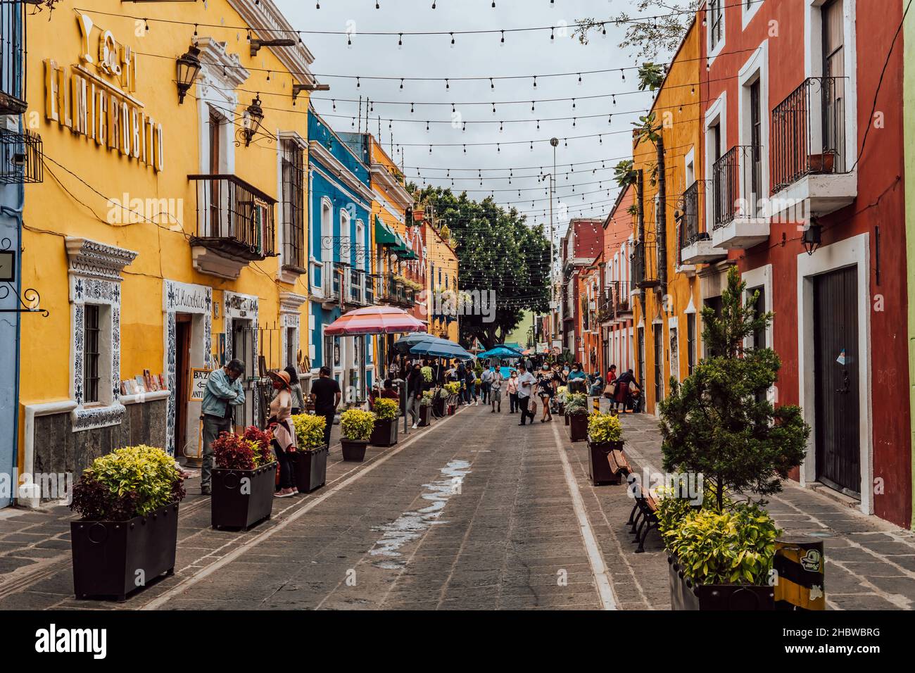 Traditional markets in the city of Puebla, Mexico Stock Photo