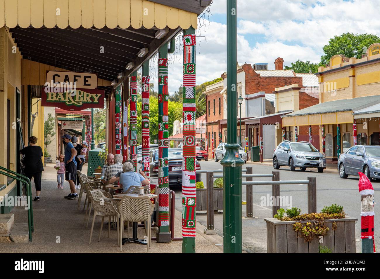 Main Street in Chiltern, Victoria, Australia Stock Photo Alamy