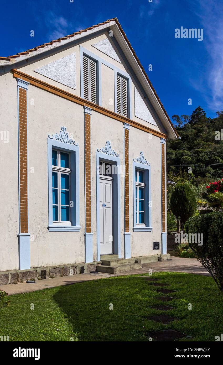 A beautiful shot of an old vintage house facade Stock Photo - Alamy