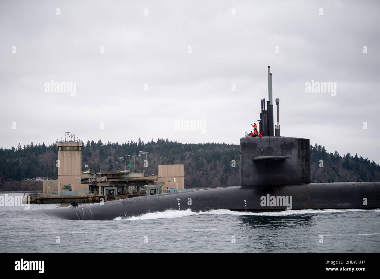 The Ohioclass ballistic missile submarine USS Kentucky (SSBN 737