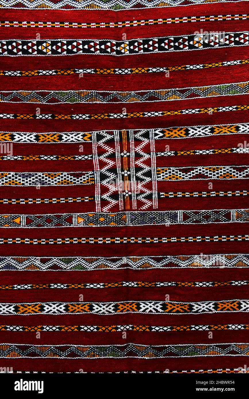 A traditional Berber carpet Stock Photo Alamy